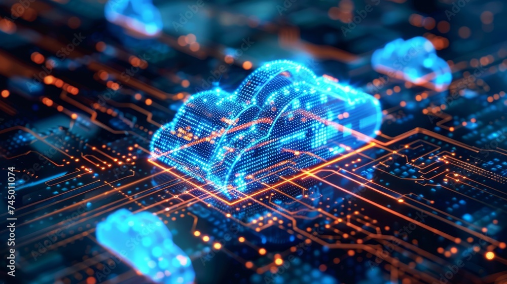 Aufkleber explore the fusion of technology and innovation in hybrid cloud computing, where flexibility meets e