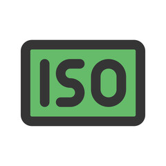 iso line color icon