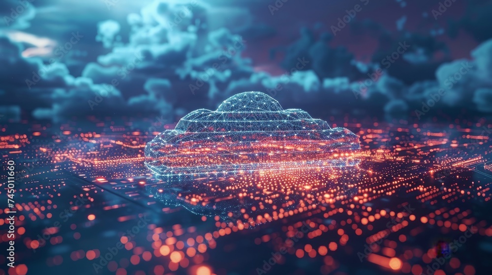 Aufkleber imagine healthcare transformed by iot and cloud computing, where real-time data and connectivity imp