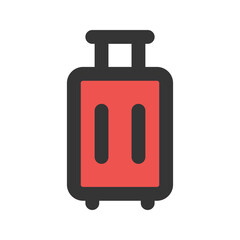 luggage line color icon