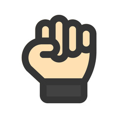 Fototapeta premium motivation line color icon