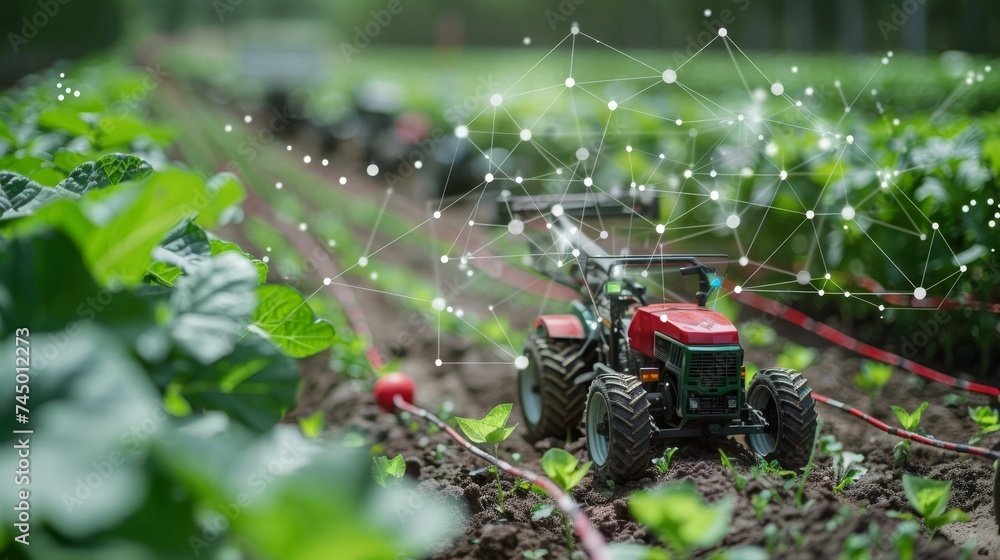 Poster uncover the potential of smart agriculture powered by cloud and edge computing, for real-time crop a