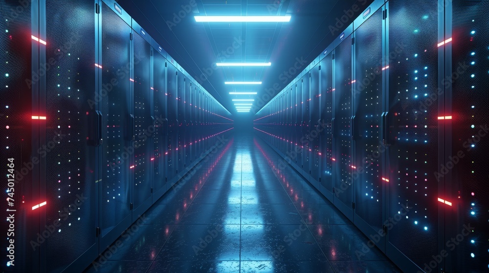 Aufkleber unveil the future of technology with cloud computing at the heart of big data analytics and innovati