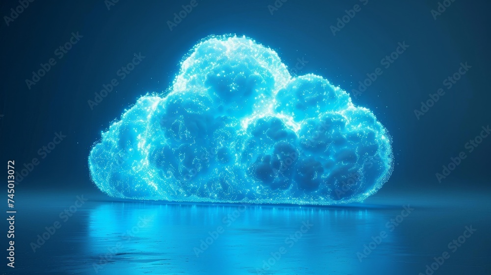 Poster witness the transformation of industries with cloud computing's role in big data analytics and strat
