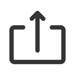 upload line color icon