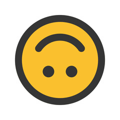 upside down line color icon