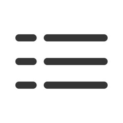 Obraz premium view list line color icon