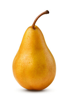 A fresh, ripe Williams Pear, isolated on transparent background