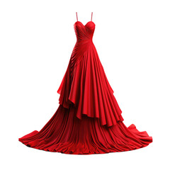 Obraz premium Beautiful dress isolated on white