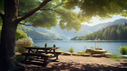 Imaginary date spot, beautiful scenery,natural light .