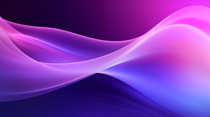 Abstract purple neon background with colorful gradient and blur wave background