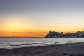 Benidrom, Spain -January 6 2024 "Lovely coast of south Spain during the winter"