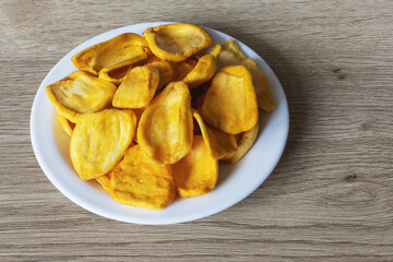 Keripik Sukun or Breadfruit Chips is a food made from breadfruit.