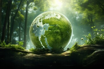 Obraz na płótnie Canvas green world pictures It represents abundance. sustainable world