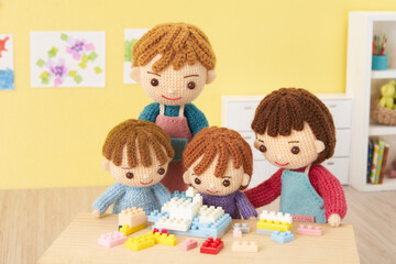 Fototapeta premium あみぐるみ人形 幼稚園