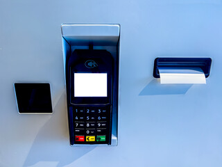 A new modern at self-service feature ,tap to pay for check out point, an increasingly common...