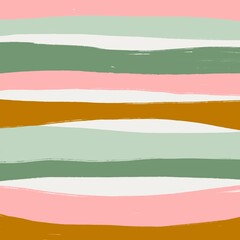 Obraz premium Abstract Background Stripe Green Pink Brown Retro Design Resource Card Banner Illustration