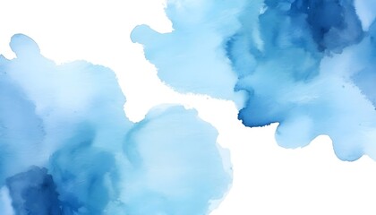 Blue Watercolor Texture Background