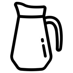 pitcher icon, simple vector design