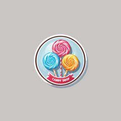 Candy Logo Design Vector Format Very Cool
