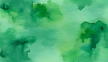 Fototapeta na wymiar Green Watercolor Texture Background