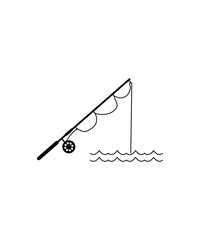 fishing icon, vector best flat icon.