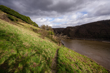 Oelsbergsteig Oberwesel / Urbar, Februar 2024