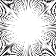 集中線　正方形