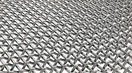 The Future of Filtration: This 3D close-up showcases the potential of plain Dutch weave. Isolated background emphasizes its innovative design and diverse applications in your ad campaign