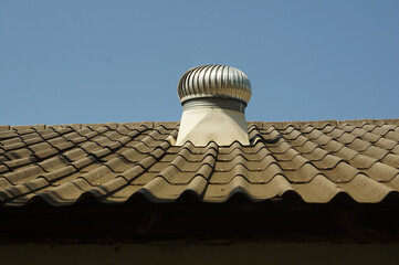 Roof Ventilator, Ball spinning ventilation, Air ventilator on the roof, Ventilators on the roof top...