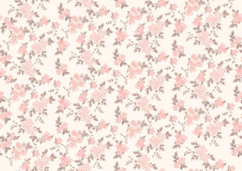 Vintage seamless floral pattern. 