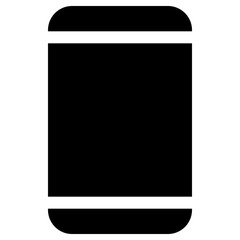 smartphone icon, simple vector design