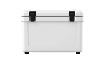 Cooler box isolated on transparent a white background
