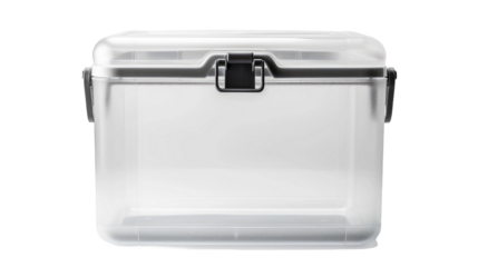 Cooler box isolated on transparent a white background