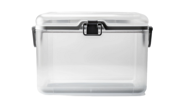 Cooler box isolated on transparent a white background - Powered by Adobe