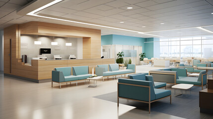 Fototapeta na wymiar Modern Healthcare Facility - The HC Clinic: Providing Optimal Patient Experience and Care