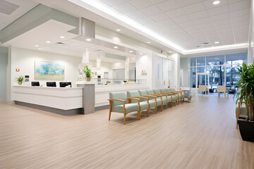 Modern Healthcare Facility - The HC Clinic: Providing Optimal Patient Experience and Care - obrazy, fototapety, plakaty