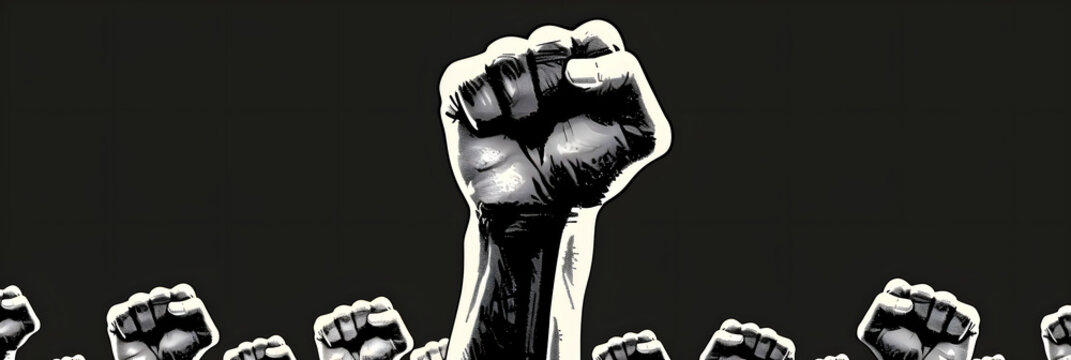 Fist protest hand activist people social fight crowd civil women march strike rebellion black. Hand fist protest rally movement young youth power racism raised racial group mob revolution change unity