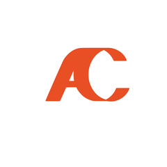 AC CA A C Letter Logo Design Icon Vector Symbol