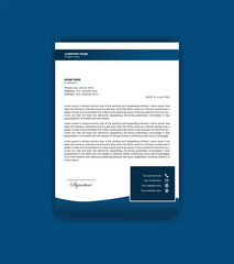 Company letterhead with simple design.