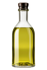 Olive oil bottle isolated on transparent background. 