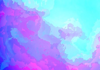 abstract watercolor blue purple pink background