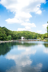 Fototapeta na wymiar Pearl Spring Scenic Area in Nanjing, Jiangsu Province, China