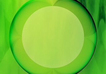 green circle frame abstract background