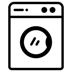 washing machine icon, simple vector design