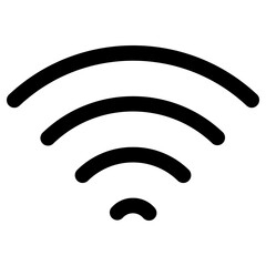 wifi icon, simple vector design - obrazy, fototapety, plakaty