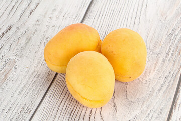 Ripe sweet juicy apricot heap