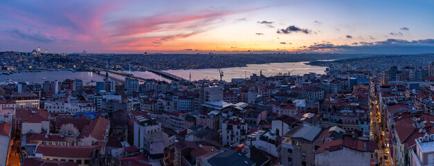 Istanbul Golden Horn Sunset