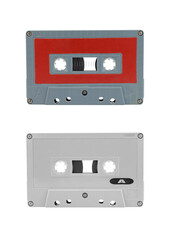 Old audio cassette tape isolated , transparent PNG