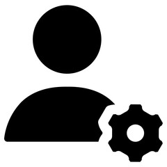 Fototapeta na wymiar admin icon, simple vector design